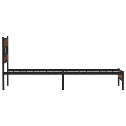 Giroletto senza Materasso Rovere Marrone 80x200cm in Truciolato | homemem39