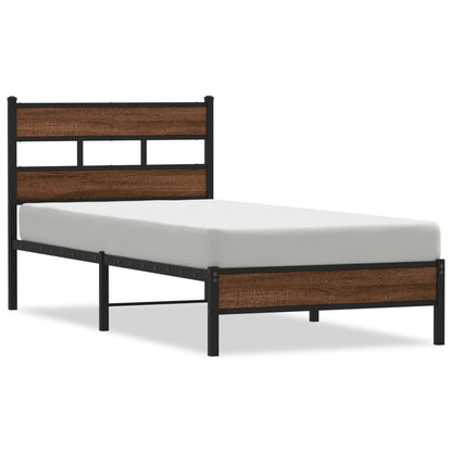 Giroletto senza Materasso Rovere Marrone 90x190cm in Truciolato | homemem39