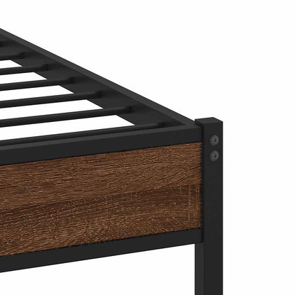 Giroletto senza Materasso Rovere Marrone 90x200cm in Truciolato | homemem39