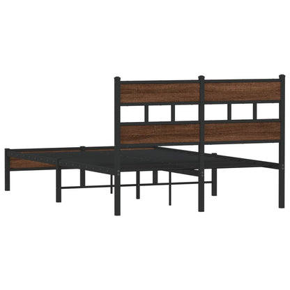 Giroletto senza Materasso Rovere Marrone 120x200 cm Truciolato - homemem39