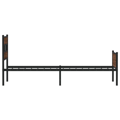 Giroletto senza Materasso Rovere Marrone 80x200cm in Truciolato | homemem39