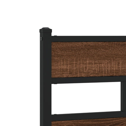 Giroletto senza Materasso Rovere Marrone 80x200cm in Truciolato | homemem39