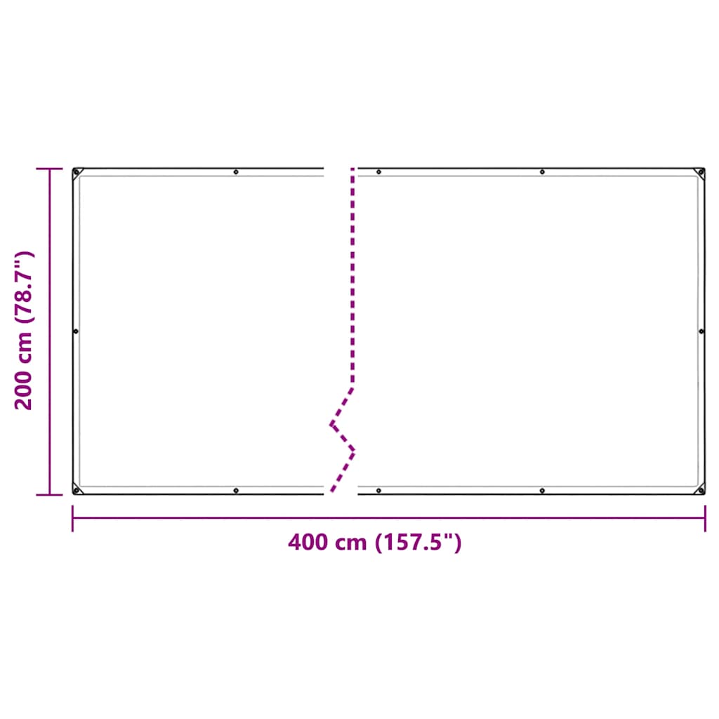 Telone Trasparente con Occhielli 2x4 m in Polietilene | homemem39