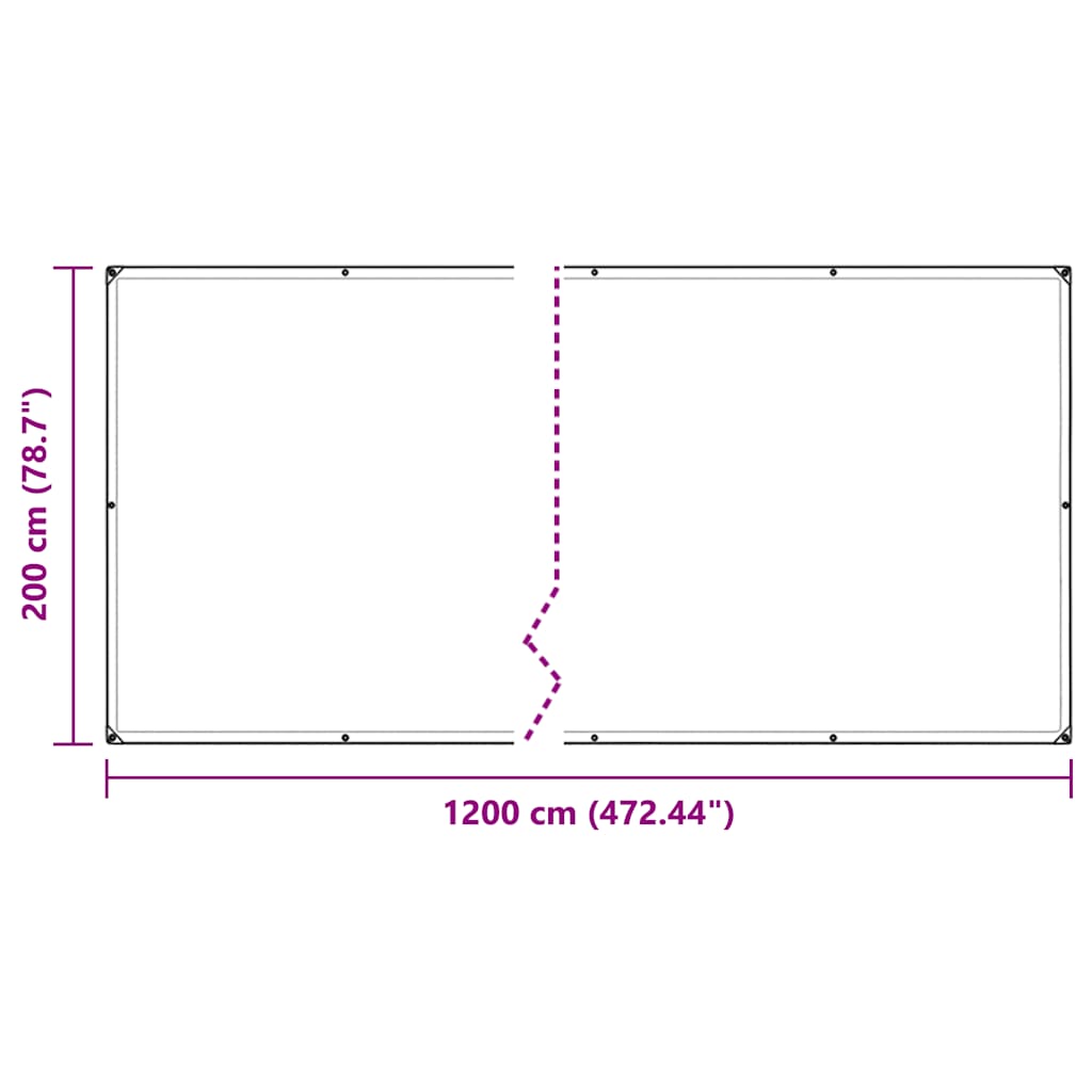 Telone Trasparente con Occhielli 2x12 m in Polietilene | homemem39