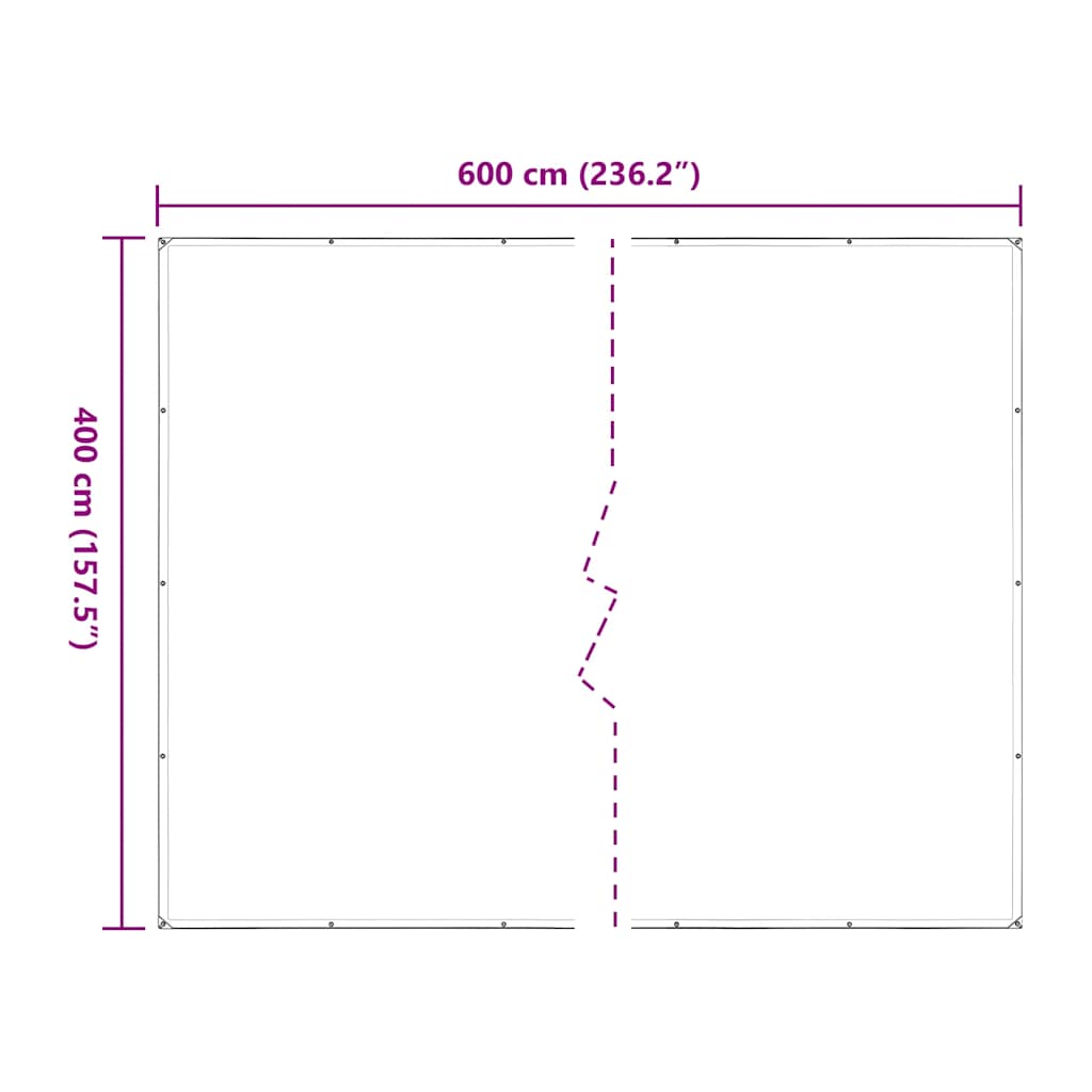 Telone Trasparente con Occhielli 4x6 m in Polietilene | homemem39