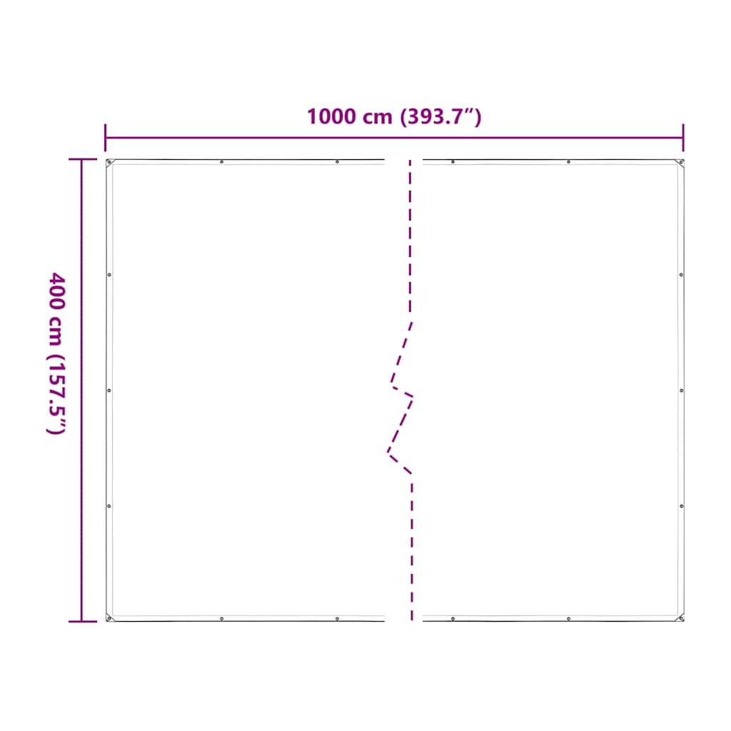 Telone Trasparente con Occhielli 4x10 m in Polietilene | homemem39