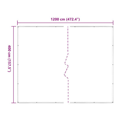Telone Trasparente con Occhielli 4x12 m in Polietilene | homemem39