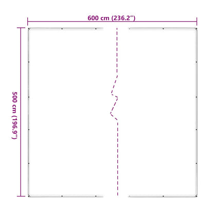 Telone Trasparente con Occhielli 5x6 m in Polietilene | homemem39