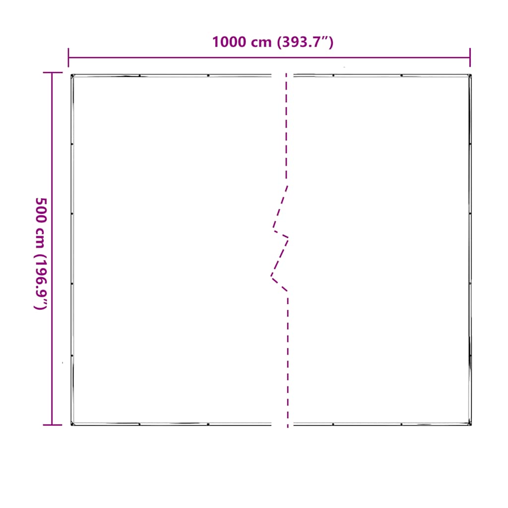 Telone Trasparente con Occhielli 5x10 m in Polietilene | homemem39