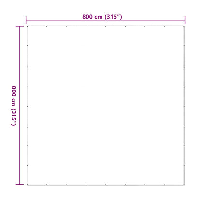 Telone Trasparente con Occhielli 8x8 m in Polietilene | homemem39