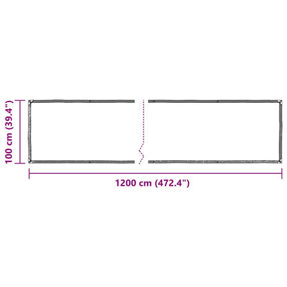 Telone Trasparente con Occhielli 1x12 m in Polietilene | homemem39