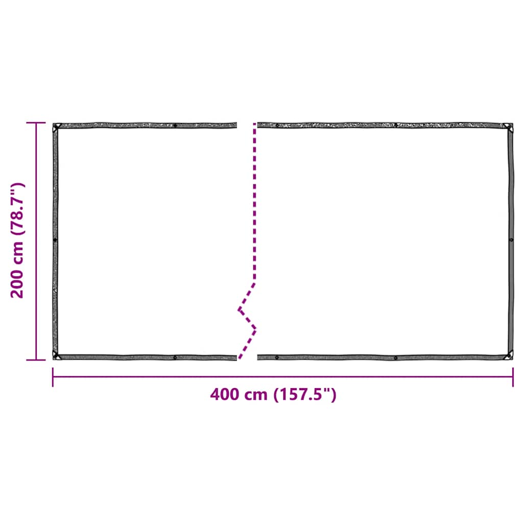 Telone Trasparente con Occhielli 2x4 m in Polietilene | homemem39