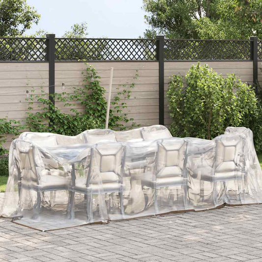 Telone Trasparente con Occhielli 2x6 m in Polietilene