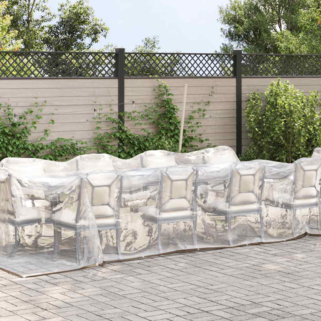 Telone Trasparente con Occhielli 3x8 m in Polietilene | homemem39