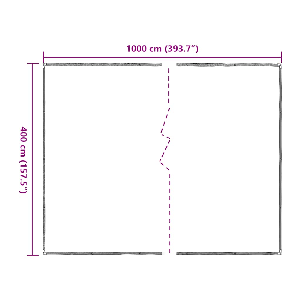 Telone Trasparente con Occhielli 4x10 m in Polietilene | homemem39