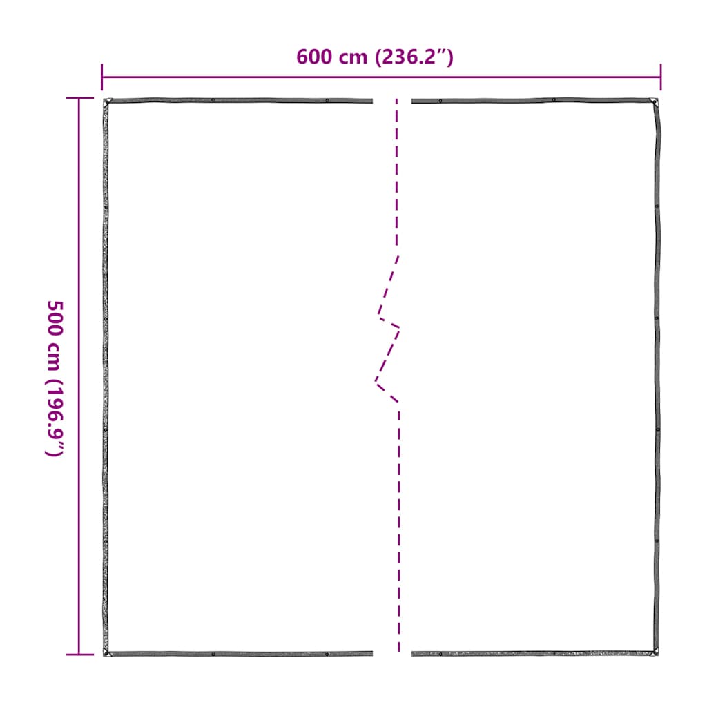 Telone Trasparente con Occhielli 5x6 m in Polietilene | homemem39