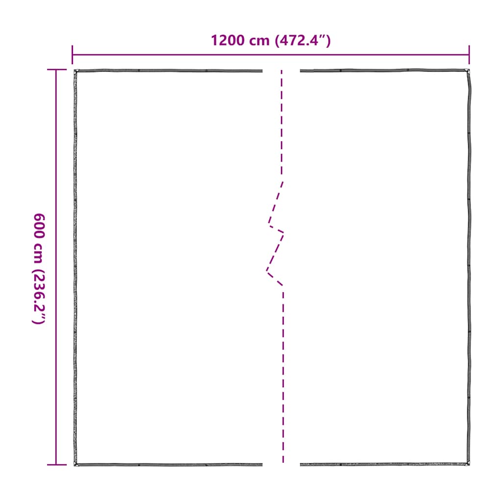 Telone Trasparente con Occhielli 6x12 m in Polietilene | homemem39