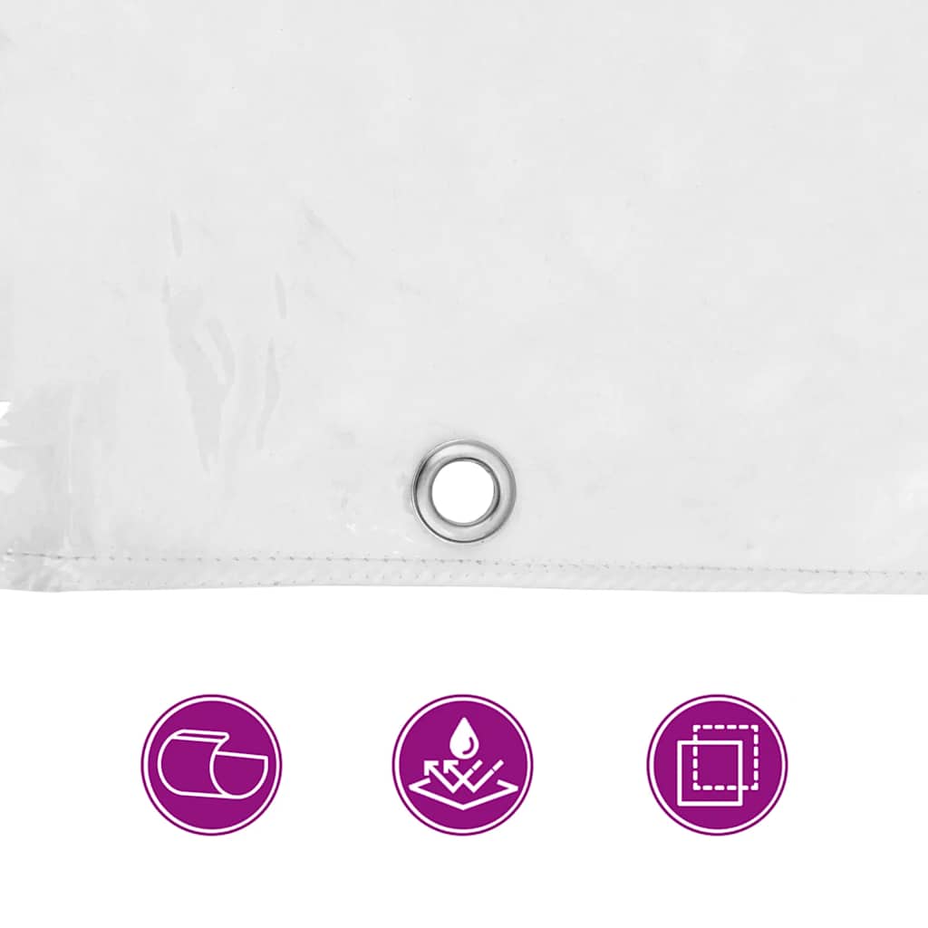 Telone Trasparente con Occhielli 1x12 m in PVC