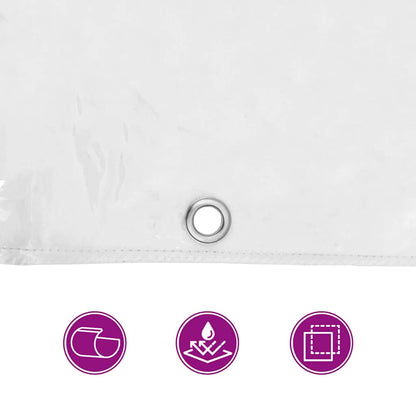 Telone Trasparente con Occhielli 1x12 m in PVC