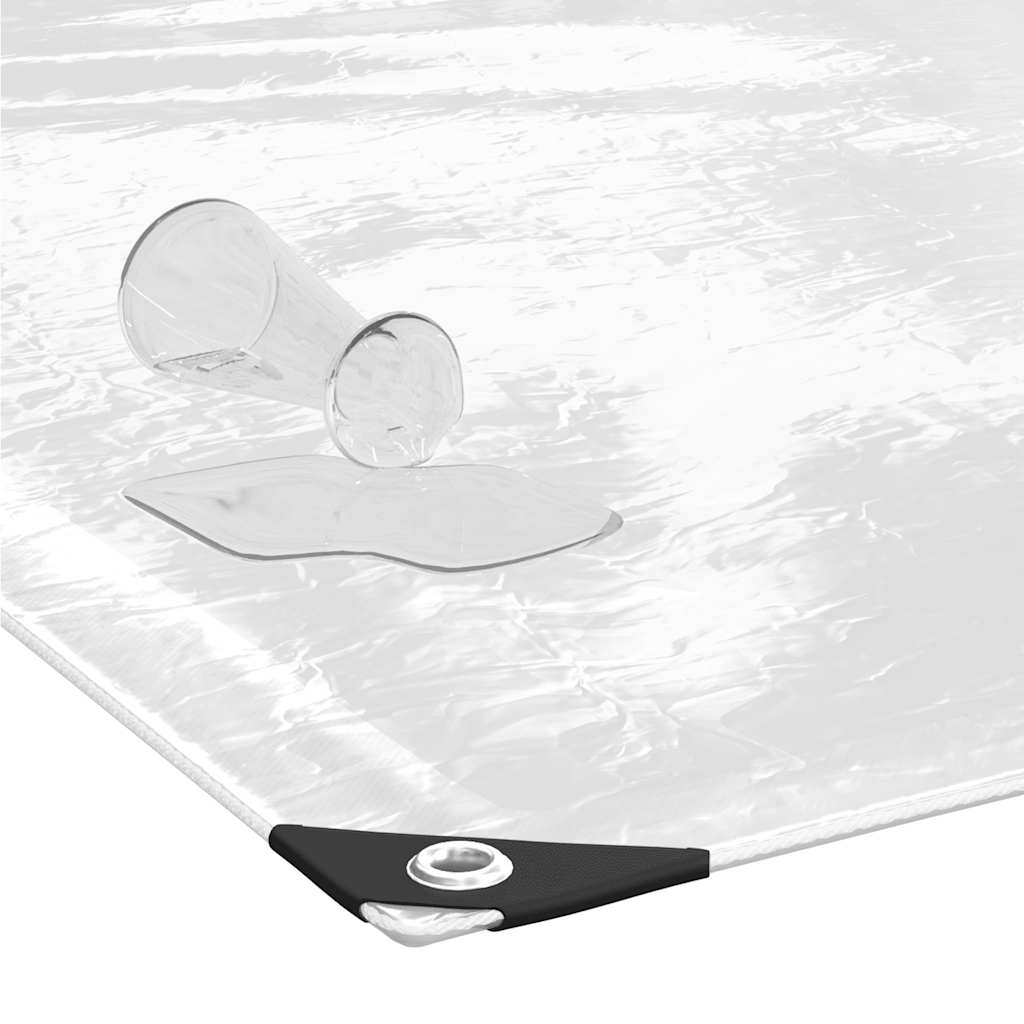 Telone trasparente con occhielli 2x2 m PVC | homemem39