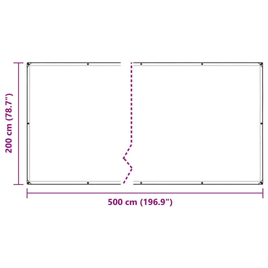 Telone Trasparente con Occhielli 2x5 m in PVC | homemem39