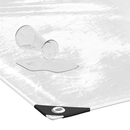 Telone trasparente con occhielli 3x3 m PVC