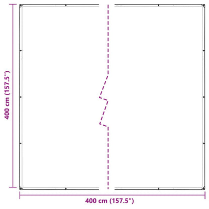 Telone Trasparente con Occhielli 4x4 m in PVC | homemem39