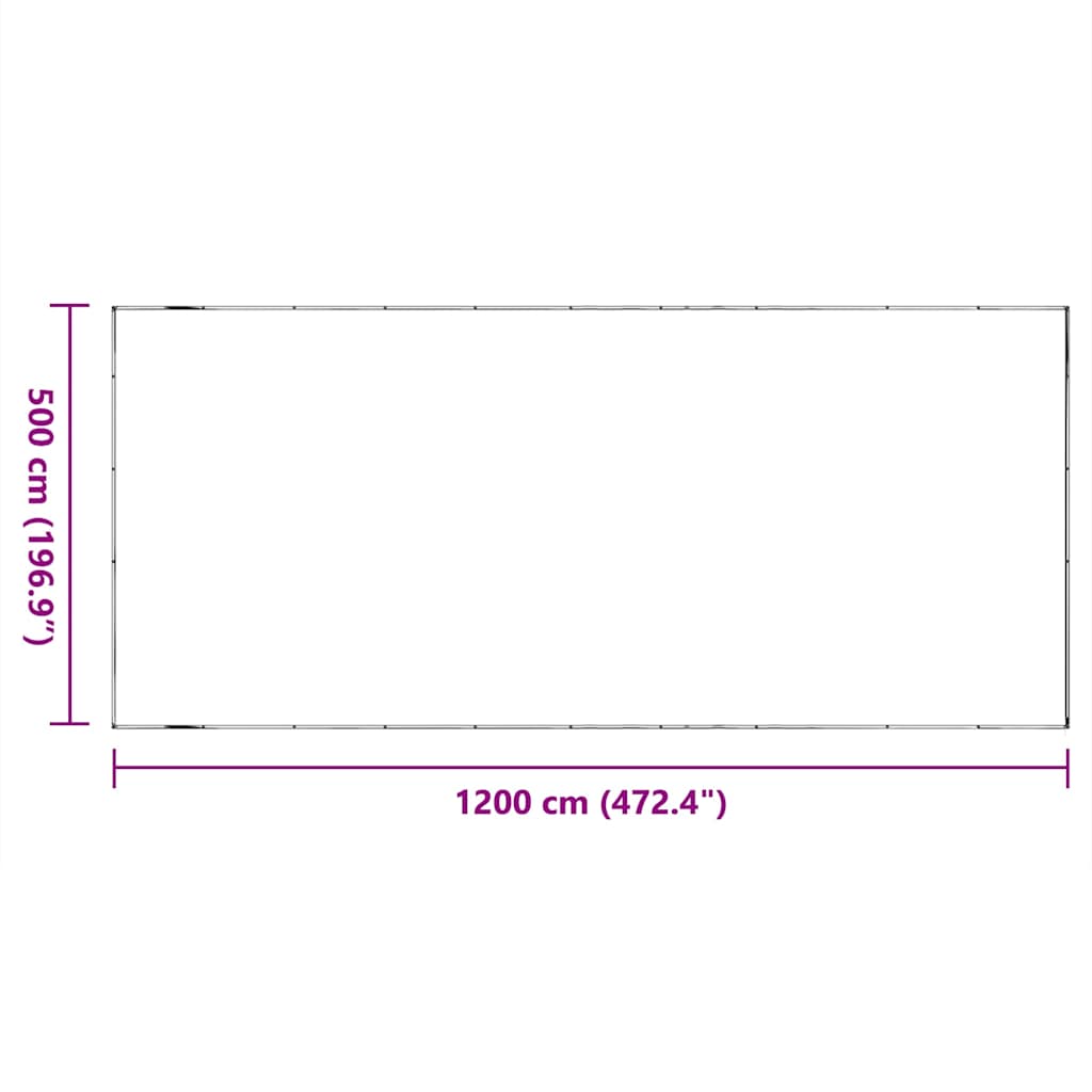 Telone Trasparente con Occhielli 5x12 m in PVC | homemem39