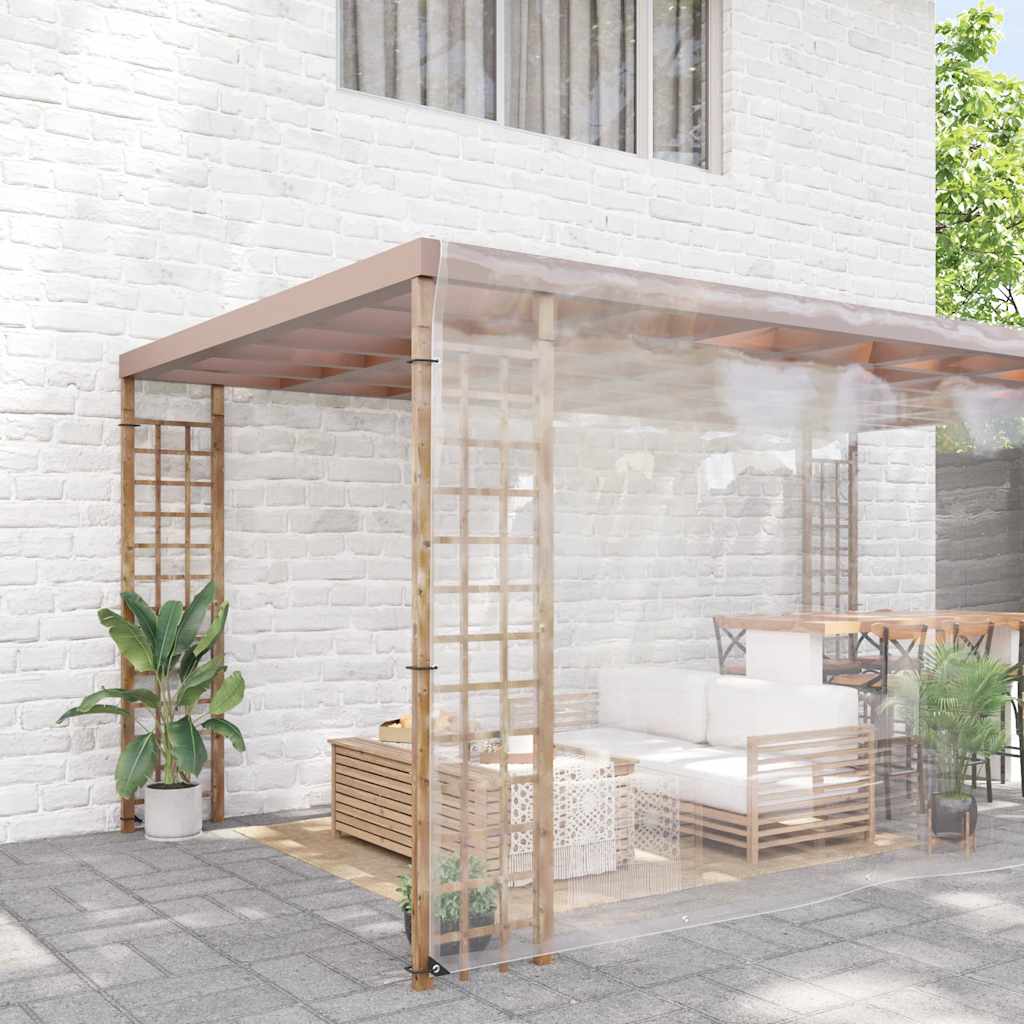 Telone Trasparente con Occhielli 8x8 m in PVC