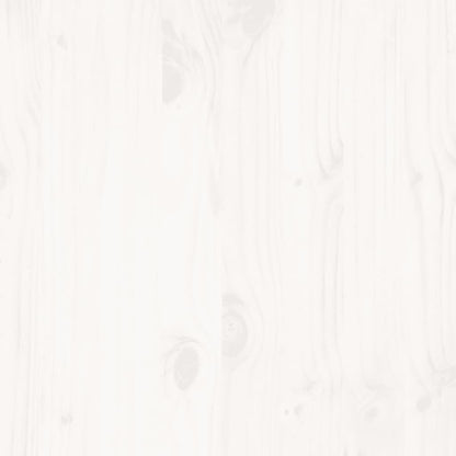 Letto senza Materasso Bianco 150x200 cm Legno Massello di Pino | homemem39