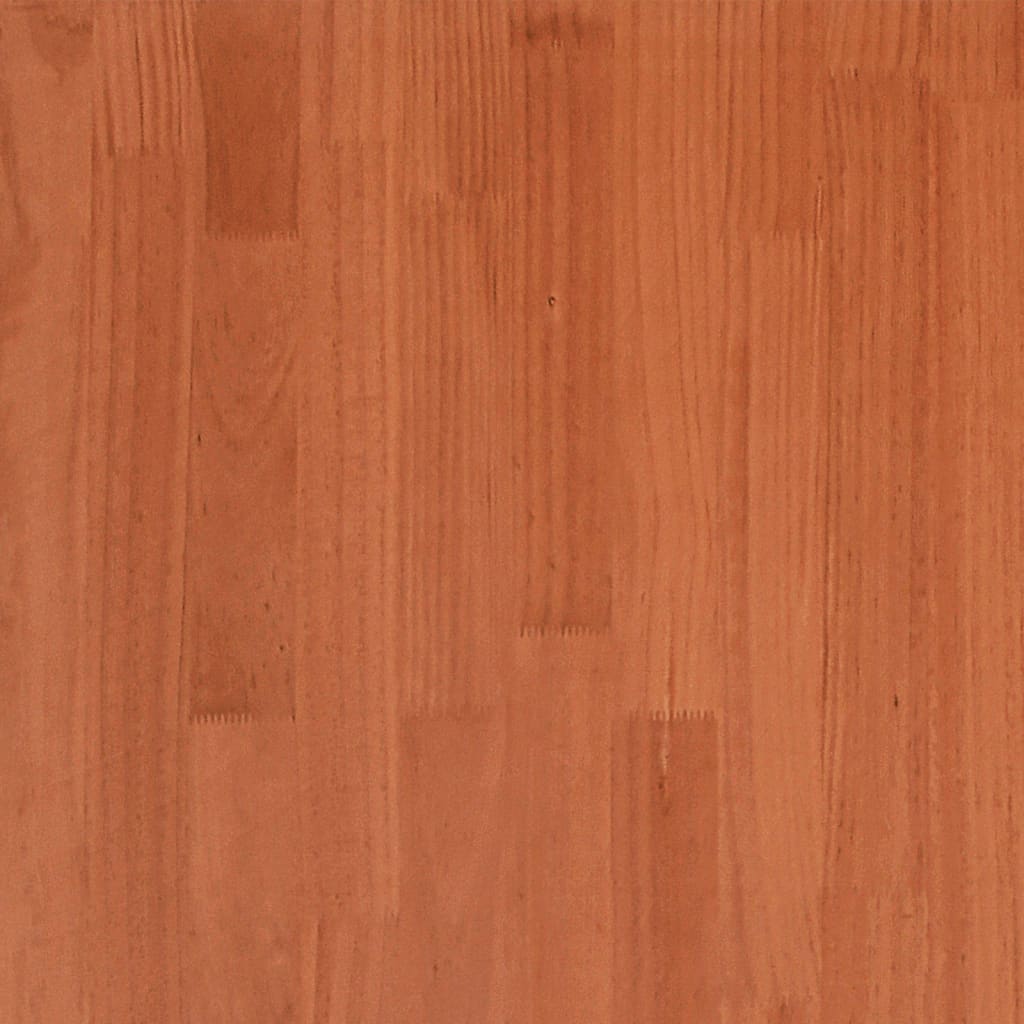 Letto senza Materasso Marrone Cera 150x200 cm in Legno di Pino