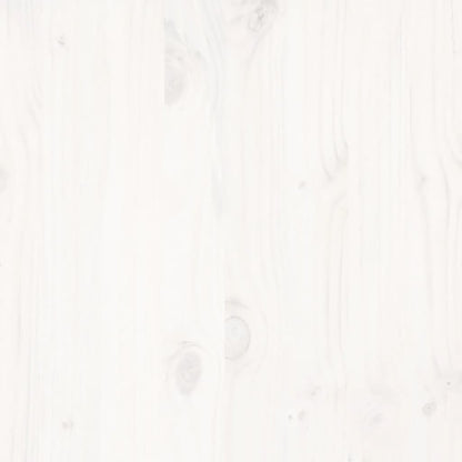 Letto senza Materasso Bianco 140x200 cm Legno Massello di Pino | homemem39