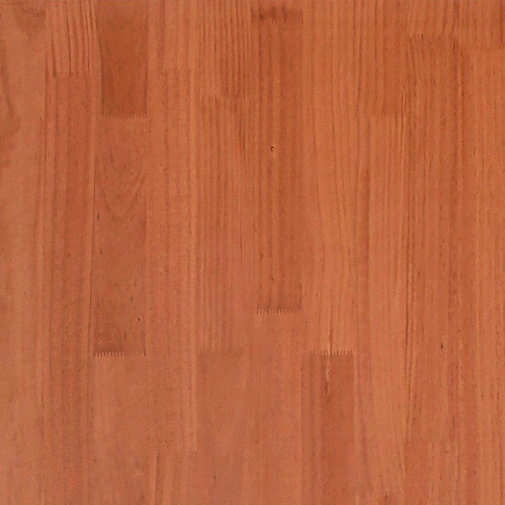 Letto senza Materasso Marrone Cera 140x190 cm in Legno di Pino | homemem39