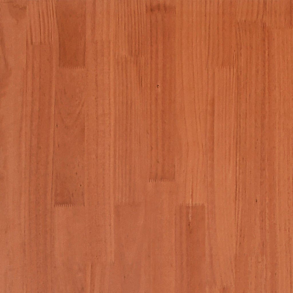 Letto senza Materasso Marrone Cera 120x190 cm in Legno di Pino