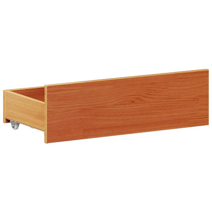 Giroletto senza Materasso con Testiera Marrone Cera 200x200Pino | homemem39