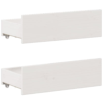 Giroletto senza Materasso con Testata Bianco 150x200 cm Pino - homemem39