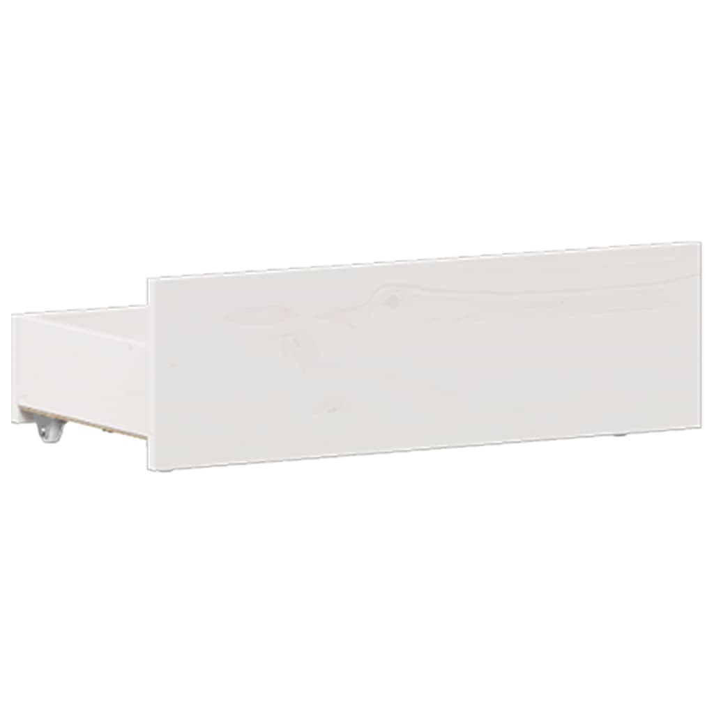 Giroletto senza Materasso con Testata Bianco 120x200 cm Pino - homemem39