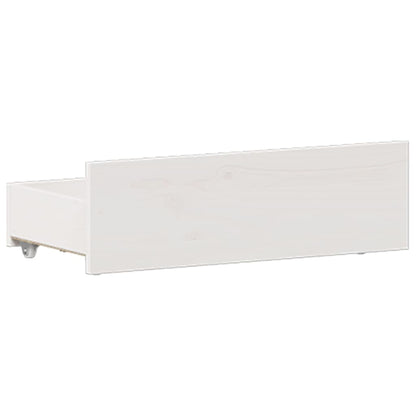 Giroletto senza Materasso con Testata Bianco 120x200 cm Pino - homemem39