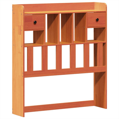 Letto senza Materasso Marrone Cera 75x190 cm in Legno di Pino | homemem39