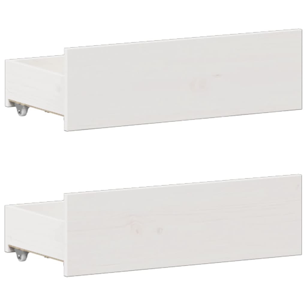 Giroletto con Libreria senza Materasso 180x200 cm in Legno Pino - homemem39