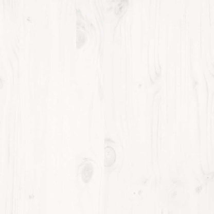 Giroletto senza Materasso Bianco 90x200 cm Legno Massello Pino | homemem39