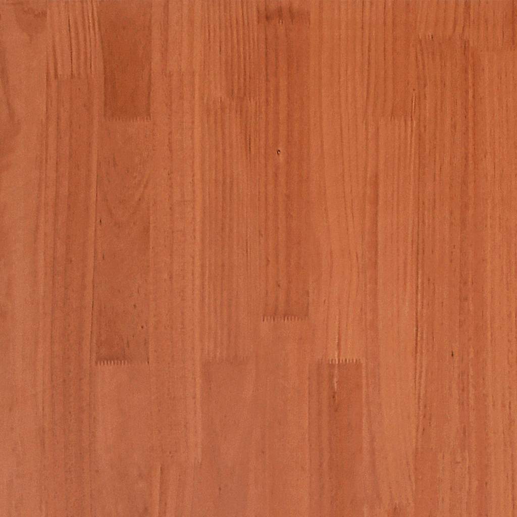 Letto senza Materasso Marrone Cera 140x190 cm in Legno di Pino | homemem39