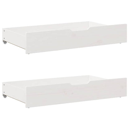 Giroletto senza Materasso Bianco 120x190 cm Legno Massello Pino | homemem39