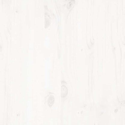 Giroletto senza Materasso Bianco 120x190 cm Legno Massello Pino | homemem39