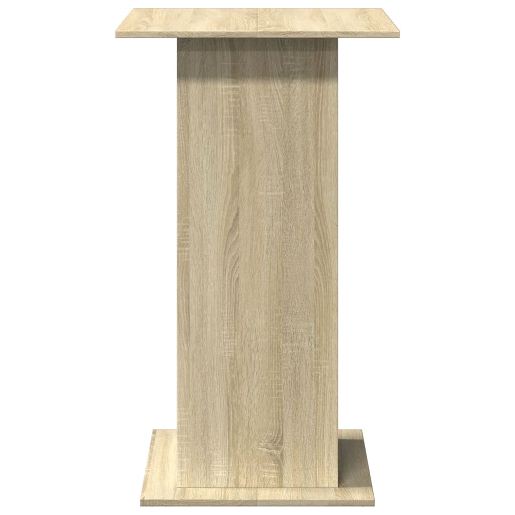 Tavolo Bar Portaoggetti Rovere Sonoma 60x60x102 cm Multistrato | homemem39