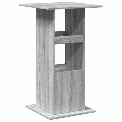 Tavolo Bar Portaoggetti Grigio Sonoma 60x60x102 cm Multistrato | homemem39