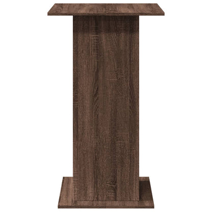 Tavolo Bar Portaoggetti Rovere Marrone 60x60x102 cm Multistrato | homemem39