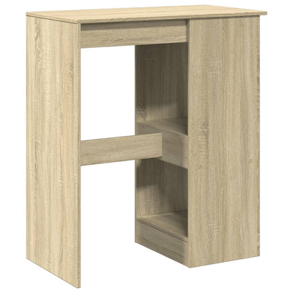 Tavolo Bar con Rastrelliera Sonoma 90x47,5x103,5 cm Multistrato | homemem39