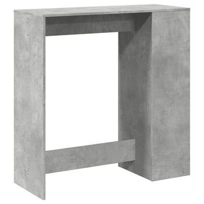 Tavolo Bar con Rastrelliera Grigio 101x40x103,5 cm Multistrato | homemem39
