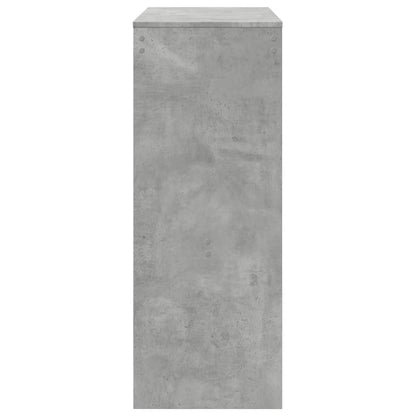Tavolo Bar con Rastrelliera Grigio 90x40x103,5 cm Multistrato | homemem39